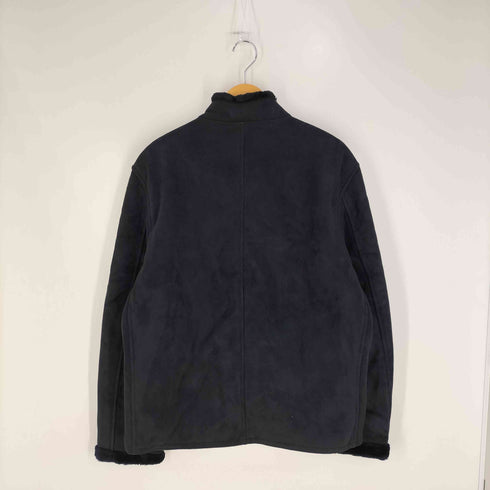 コムサイズム COMME CA ISM 裏地ファー スエード ジップアップジャケット レディース JPN:XL