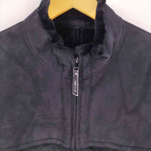 コムサイズム COMME CA ISM 裏地ファー スエード ジップアップジャケット レディース JPN:XL