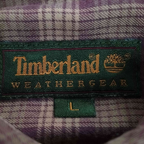 ティンバーランド Timberland 90s コットン チェック ボタンダウンシャツ メンズ import:L