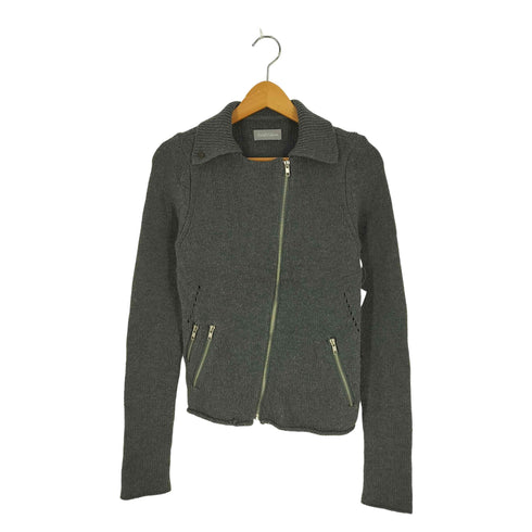 ザディグエヴォルテール ZADIG&VOLTAIRE ウール カシミヤ混 ジップアップニット レディース TM