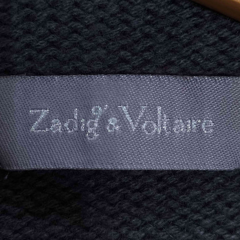 ザディグエヴォルテール ZADIG&VOLTAIRE ウール カシミヤ混 ジップアップニット レディース TM