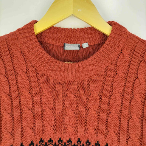 クイックシルバー Quiksilver アクリルウール ノルディック クルーネックニット メンズ import:L