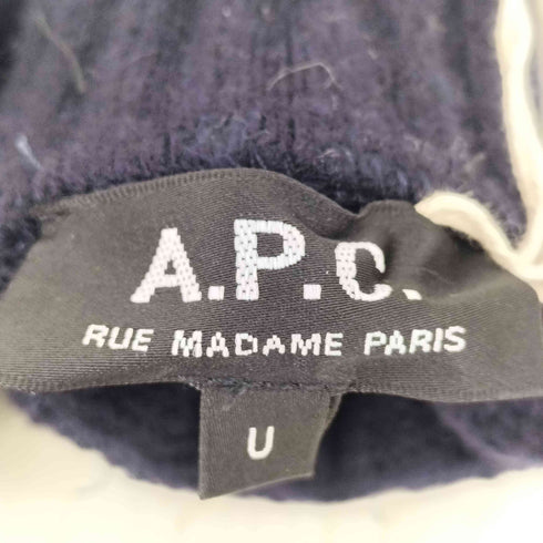 アーペーセー A.P.C. スコットランド製 ウール 手袋 メンズ 39