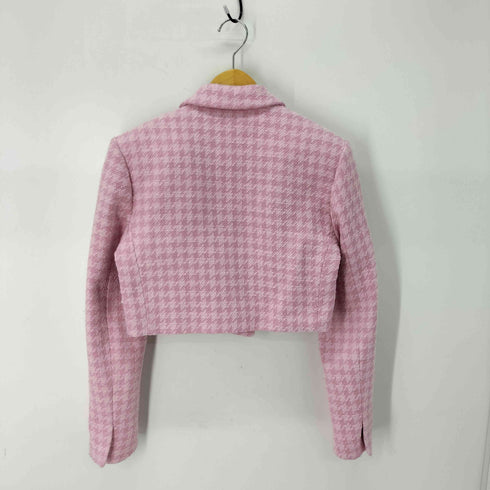 ザラ ZARA ツイード クロップドジャケット レディース import:S