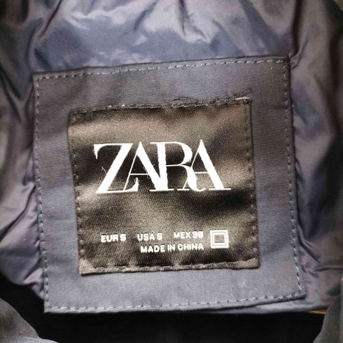 ザラ ZARA 中綿 スタンドカラージャケット メンズ S