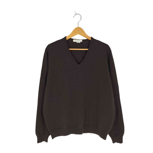 ジョンスメドレー JOHN SMEDLEY 英国製 ウール Vネックニット メンズ