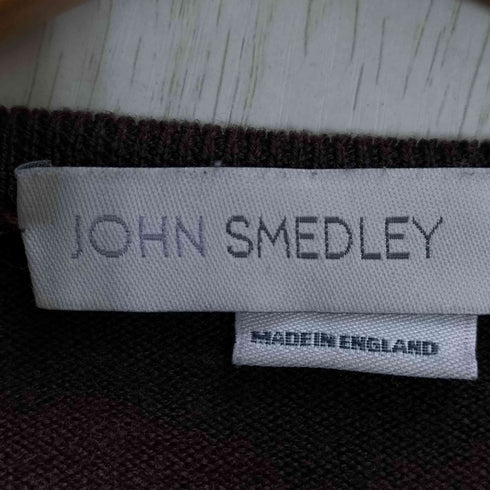 ジョンスメドレー JOHN SMEDLEY 英国製 ウール Vネックニット メンズ