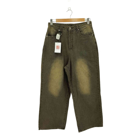 WISH FOREVER オーバーダイデニム インディゴ デニムパンツ メンズ S