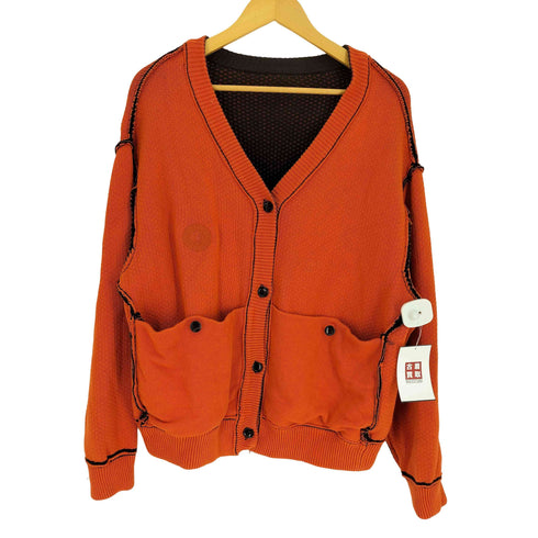 フリークスストア FREAKS STORE 24AW インサイドアウト トリップ ニットカーディガン/リバーシブル リラックスフィット メンズ JPN:M