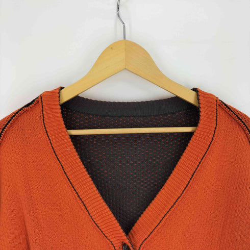 フリークスストア FREAKS STORE 24AW インサイドアウト トリップ ニットカーディガン/リバーシブル リラックスフィット メンズ JPN:M