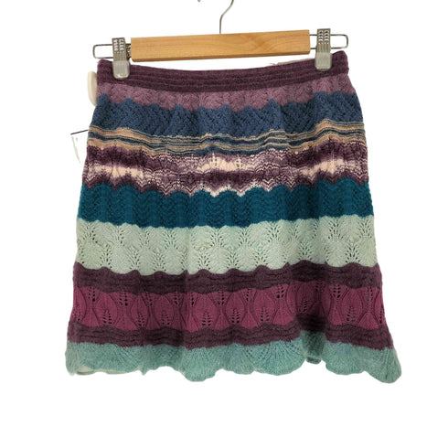 ミッソーニ MISSONI 総柄 ニットスカート レディース 40