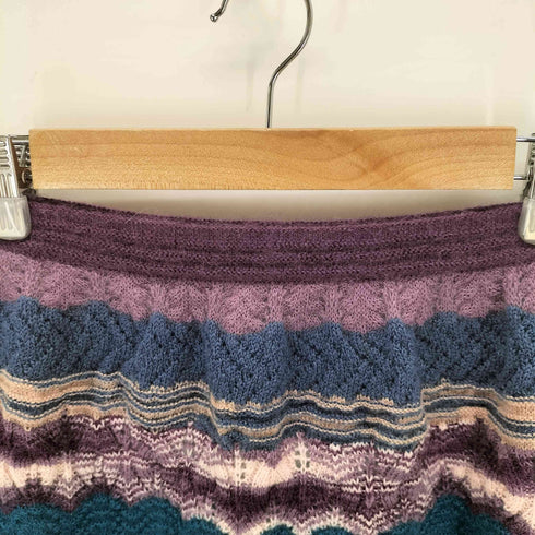 ミッソーニ MISSONI 総柄 ニットスカート レディース 40