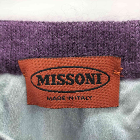 ミッソーニ MISSONI 総柄 ニットスカート レディース 40