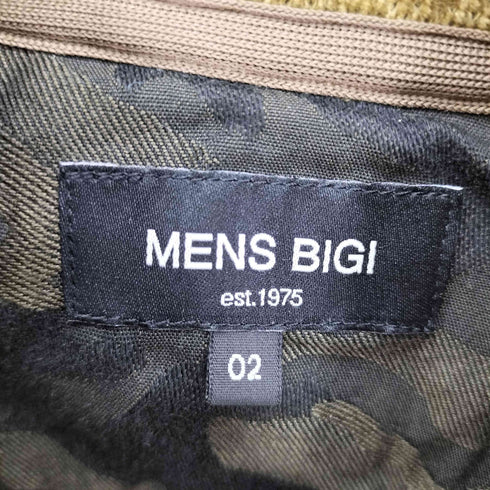 MEN’S BIGI スタンドジップモールジャカードブルゾン メンズ JPN:2