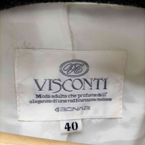 VISCONTI フォックスファー 中綿ジャケット Y2K レディース 40