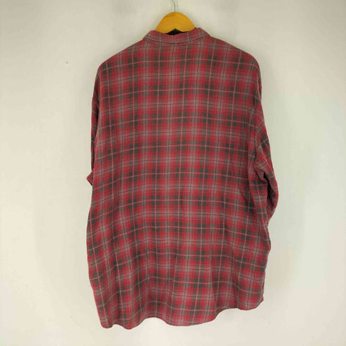 パパス papas チェック L/S BD シャツ メンズ LL