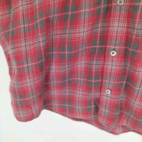 パパス papas チェック L/S BD シャツ メンズ LL