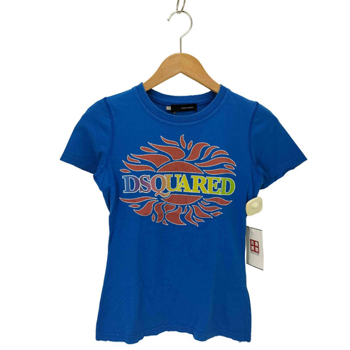 ディースクエアード DSQUARED2 フロントプリントクルーネックTシャツ レディース import:S