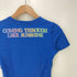 ディースクエアード DSQUARED2 フロントプリントクルーネックTシャツ レディース import:S