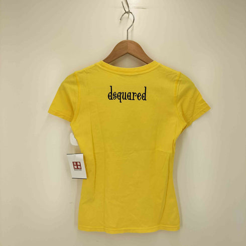 ディースクエアード DSQUARED2 フロントプリントクルーネックTシャツ レディース import:S
