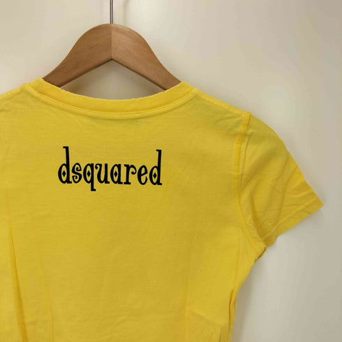 ディースクエアード DSQUARED2 フロントプリントクルーネックTシャツ レディース import:S