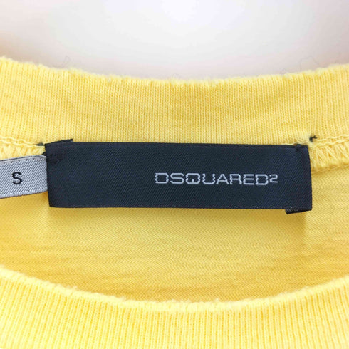 ディースクエアード DSQUARED2 フロントプリントクルーネックTシャツ レディース import:S