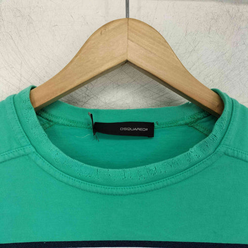 ディースクエアード DSQUARED2 フロントプリントクルーネックTシャツ レディース import:S
