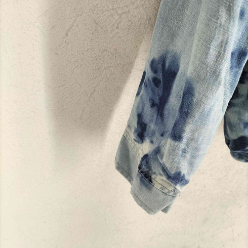 ブリーチ加工フーデットブルゾン メンズ JPN:XL