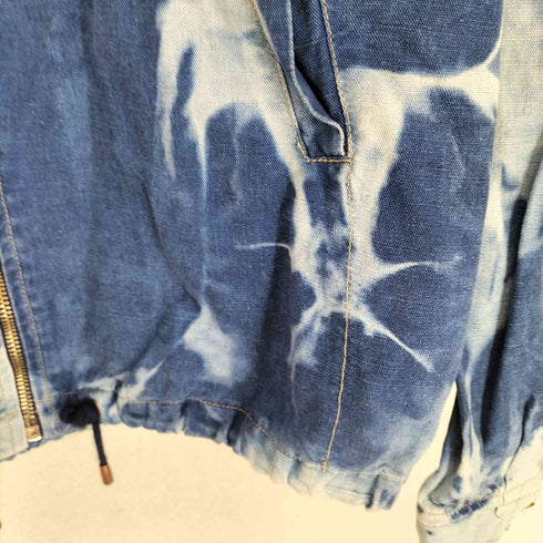 ブリーチ加工フーデットブルゾン メンズ JPN:XL