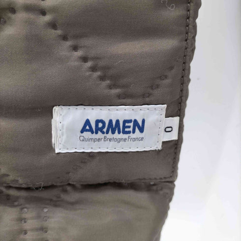 アーメン ARMEN ポーランド製 リバーシブル キルティング フリース スタンドカラー ジャケット レディース 0