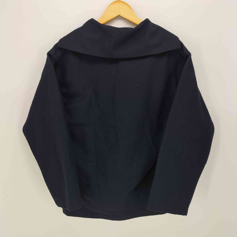 MICHEl BEAUDOUIN 70-80S フランス製 ウール セーラーカラー プルオーバー スモック レディース FR:38