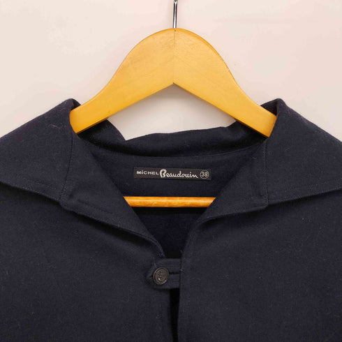 MICHEl BEAUDOUIN 70-80S フランス製 ウール セーラーカラー プルオーバー スモック レディース FR:38