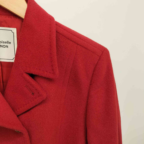 マドモアゼルノンノン mademoiselle NON NON アンゴラ混 ウール ショートコート レディース JPN:38