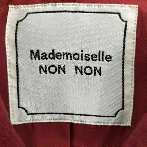 マドモアゼルノンノン mademoiselle NON NON アンゴラ混 ウール ショートコート レディース JPN:38