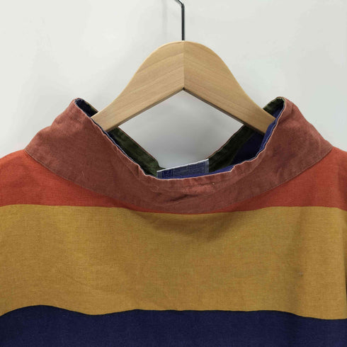 Antony Sheppard アントニーシェパード 70S ~ Fisherman Smock マルチボーダー フィッシャーマン スモック ユーロ ワーク vintage ビンテージ メンズ import:L