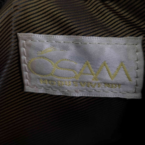 オサム OSAM ラメスネークスキン調ショルダーバッグ レディース