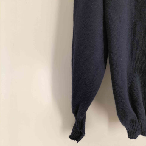 バーバリーズ BURBERRYS 90S エルボーパッチ ロゴ刺繍 ウールニット メンズ