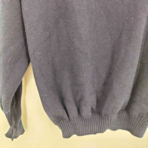 バーバリーズ BURBERRYS 90S エルボーパッチ ロゴ刺繍 ウールニット メンズ