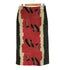 ザラ ZARA サテンフラワープリントスカート レディース M