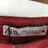 ザラ ZARA サテンフラワープリントスカート レディース M