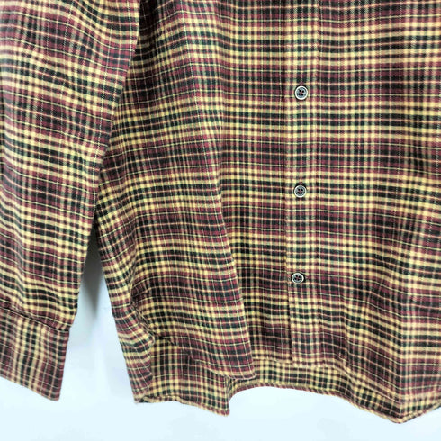 ザスコッチハウス The Scotch House エルボーパッチ コットンネルシャツ メンズ LL