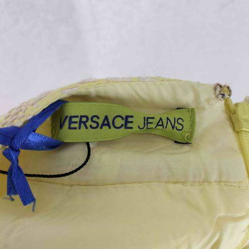 ヴェルサーチジーンズ VERSACE JEANS ジャガードタイトスカート レディース EUR:38