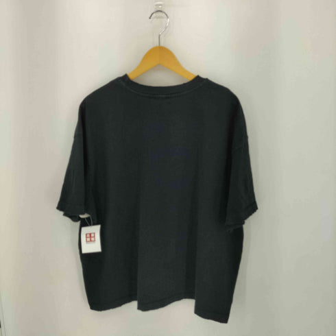 ザラ ZARA ダメージ加工 コットン クルーネック Tシャツ メンズ import:XL
