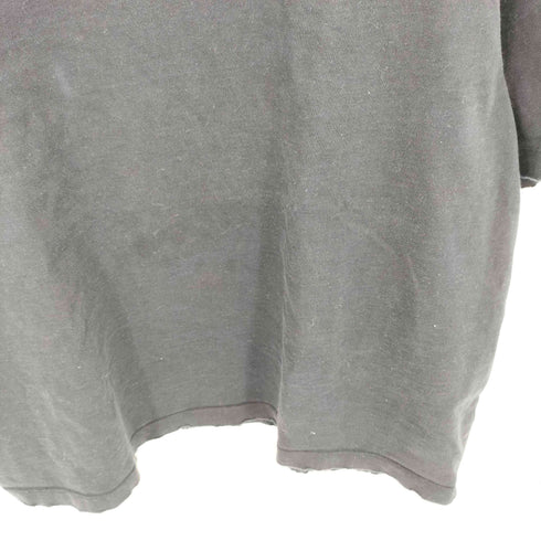 ザラ ZARA ダメージ加工 コットン クルーネック Tシャツ メンズ import:XL