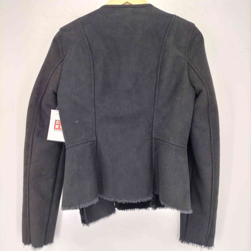 ザラ ZARA TRAFALUC フェイクムートンライダースジャケット レディース