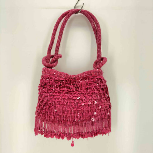 ザラ ZARA スパンコールハンドバッグ レディース