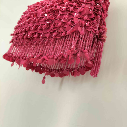 ザラ ZARA スパンコールハンドバッグ レディース