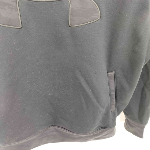 アンダーアーマー UNDER ARMOUR フロントロゴ 裏起毛 プルオーバーパーカー メンズ import:L