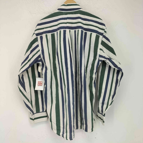 エルエルビーン L.L.Bean 香港製 ボーダー BDシャツ メンズ import:M