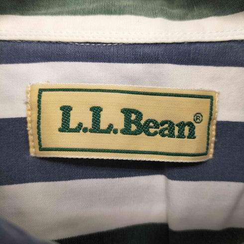 エルエルビーン L.L.Bean 香港製 ボーダー BDシャツ メンズ import:M